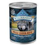 Blue Wilderness Chien Adulte « Wolf Creek Stew » Ragoût de Poulet 12 / 12.5oz