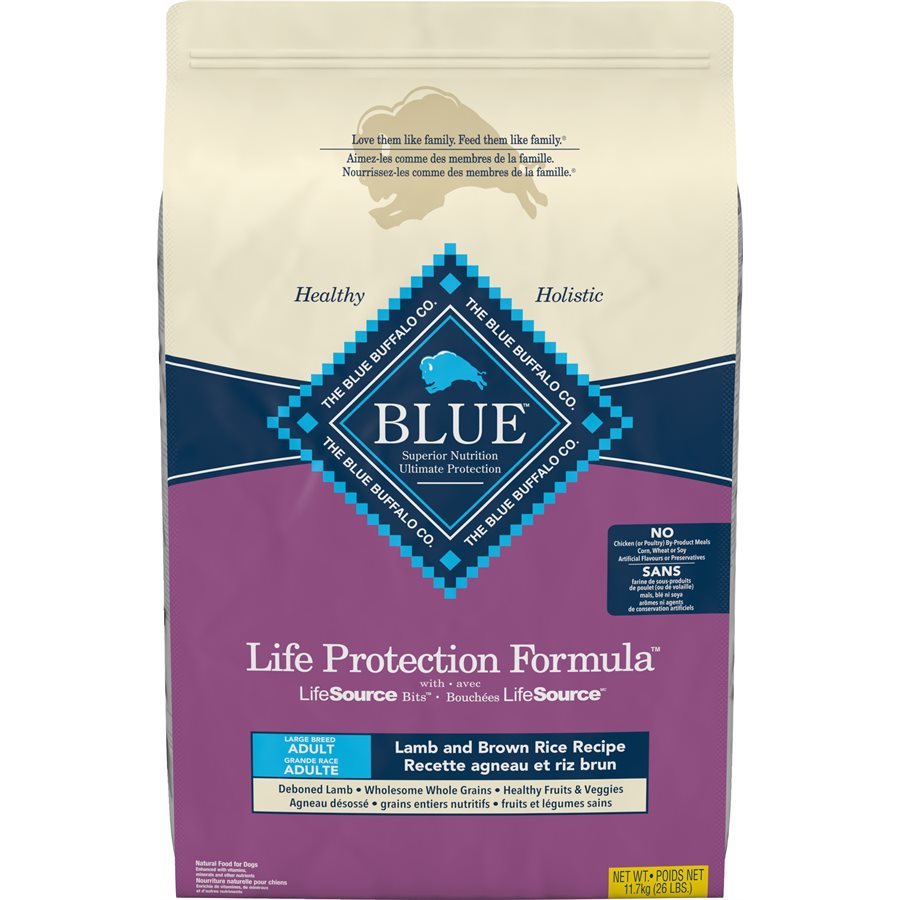 Blue Buffalo Life Protection Large Breed Adult Dog Lamb 26LB