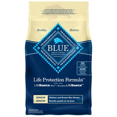 Blue Buffalo Life Protection Senior Dog Chicken & Brown Rice 15LB