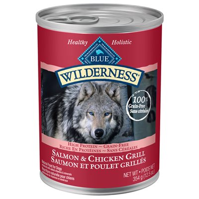 Blue Wilderness Chien Adulte Saumon & Poulet Grillés 12 / 12.5oz