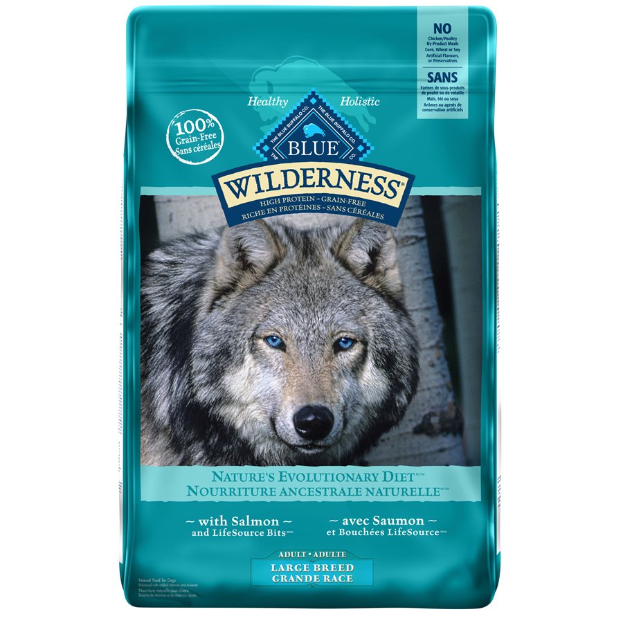 Blue Buffalo Wilderness Large Breed Adult Dog Salmon 24LB