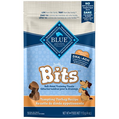 Blue Buffalo Bits Tempting Turkey Soft Moist Training Treats 6 / 4oz