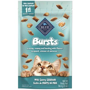 BLUE « Bursts » Gâteries pour Chats Saveur de Fruits de Mer 6 / 2oz