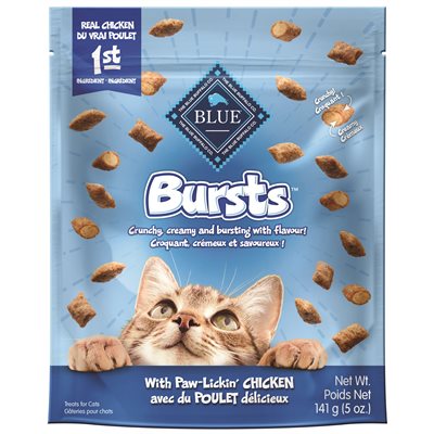 BLUE Bursts Filled Cat Treats Chicken Flavor 6 / 5oz