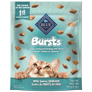 BLUE « Bursts » Gâteries pour Chats Saveur de Fruits de Mer 6 / 5oz