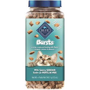 BLUE « Bursts » Gâteries pour Chats Saveur de Fruits de Mer 4 / 12oz