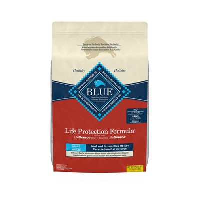 Blue Buffalo Formule « Life Protection » de Boeuf Chiens Grandes Races 26LB