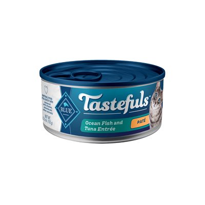 Blue Buffalo « Tastefuls » Entrée de Poisson de Mer & Thon Pâté pour Chats 24 / 5.5oz