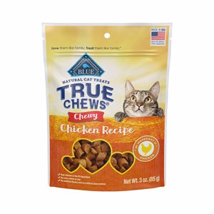 Blue Buffalo « True Chews » Gâteries Moelleux Recette de Poulet pour Chats 3oz