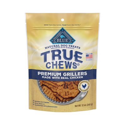 Blue Buffalo « True Chews » Recette de Poulet Grillée pour Chiens 12oz