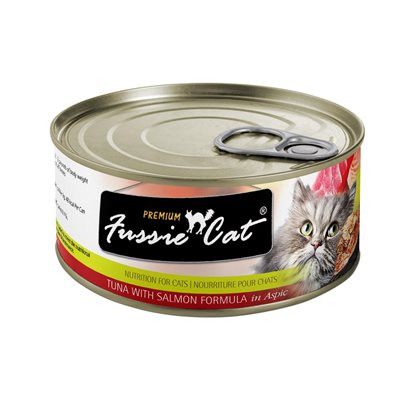 Fussie Cat Conserves pour Chats Thon & Saumon en Gelée 24 / 2.82oz