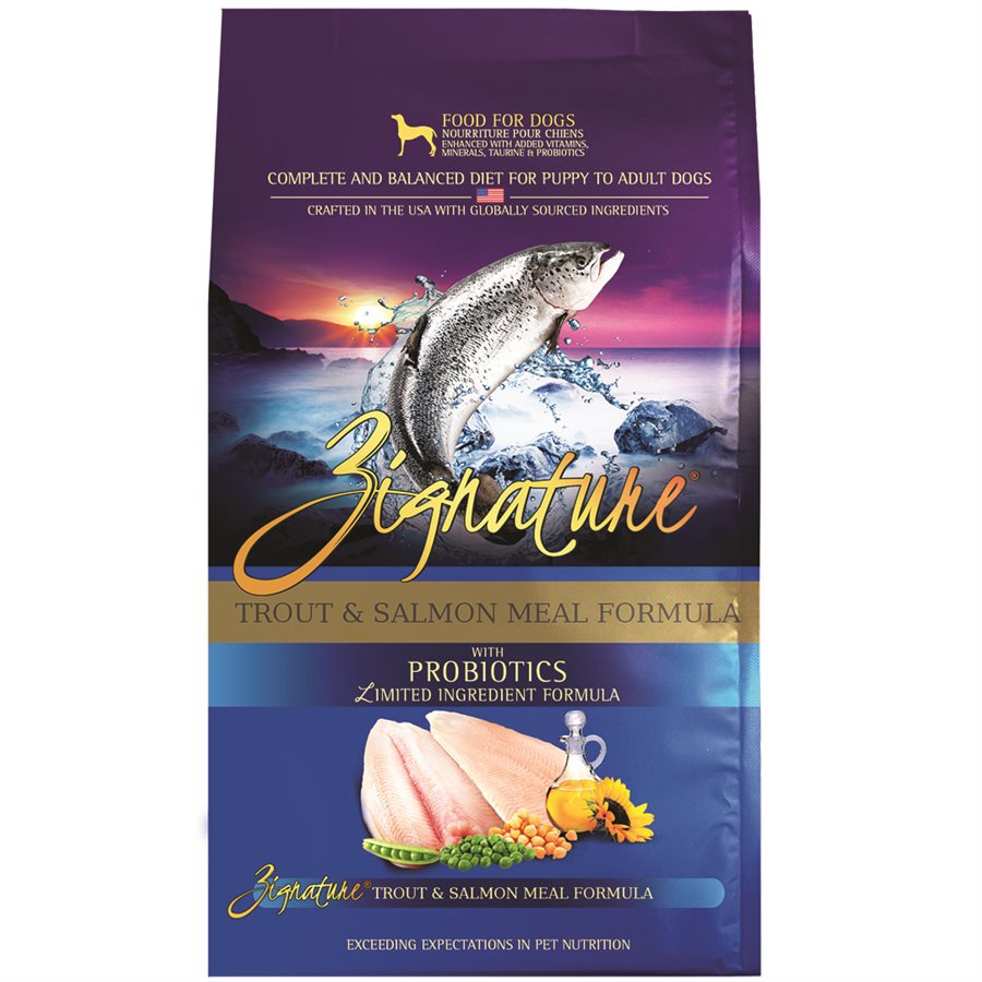 Zignature Limited Ingredient Grain Free Trout & Salmon Meal Dog Food 12