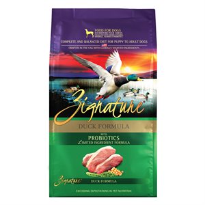 Zignature Limited Ingredient Grain Free Duck Dog Food 4 LB