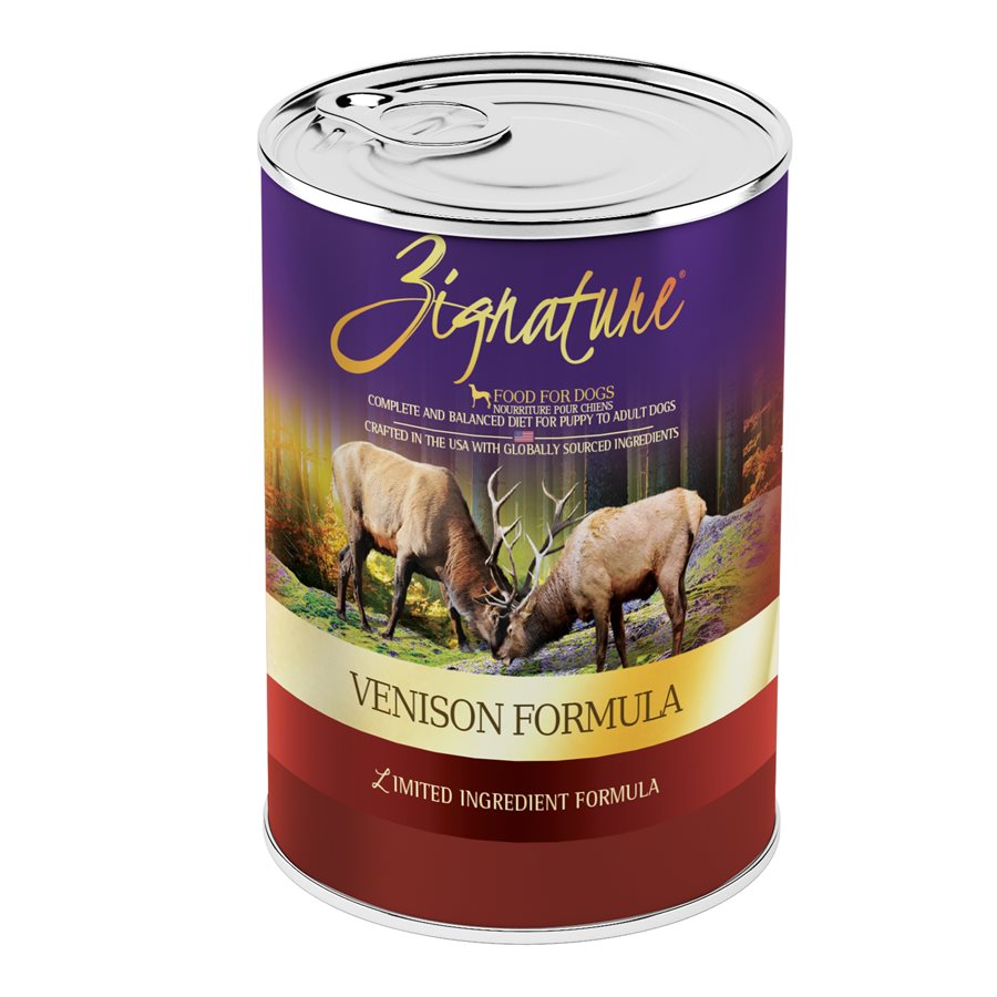 Zignature Limited Ingredient Grain Free Venison Dog Food 12 / 13 oz