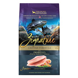 Zignature Limited Ingredient Grain Free Catfish Dog Food 4 LB