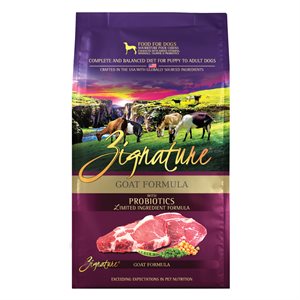 Zignature Limited Ingredient Grain Free Goat Dog Food 12.5 LB