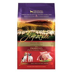 Zignature Dog Limited Ingredient Grain Free Lamb Small Bites 4LB