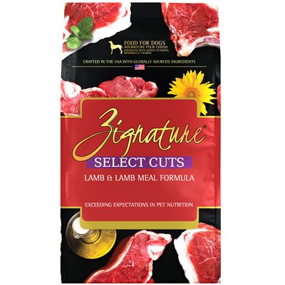 Zignature Select Cuts Lamb Formula 25lb