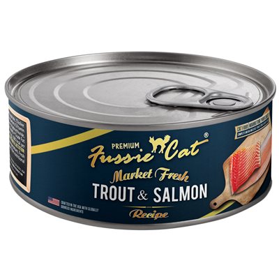 Fussie Cat Market Fresh Trout and Salmon 24 / 5.5oz