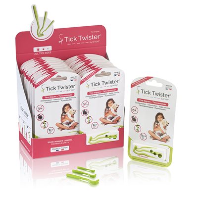 Tick Twister Crochets 3 Pièces Emballage Blister