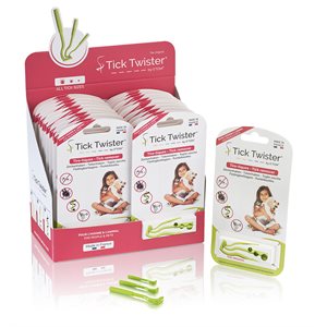 Tick Twister Crochets 3 Pièces Emballage Blister