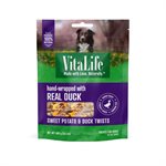 VitaLife Dog Jerky Treats Sweet Potato & Duck Twists 400g