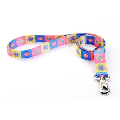 Reflex Leash 1"x6" Sunny Pastels