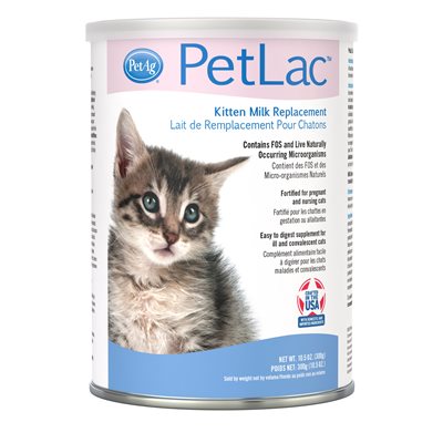 PetAg « PetLac » Lait Nourriture Poudre pour Chatons 10.5oz