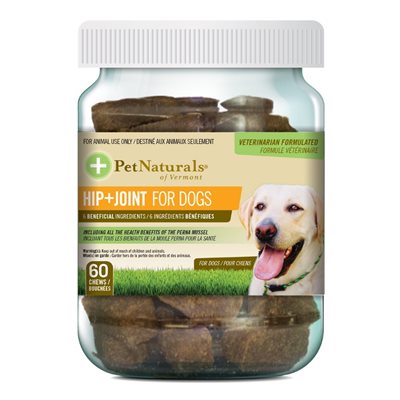 FoodScience Pet Naturals Bouchées Support Articulaire pour Chiens 60 MCX