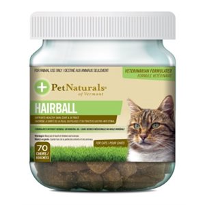 FoodScience Pet Naturals Bouchées Anti-Boules de Poils pour Chats 70 MCX